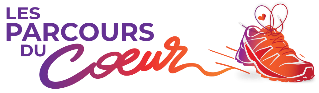 Logo parcours du Coeur. chaussures